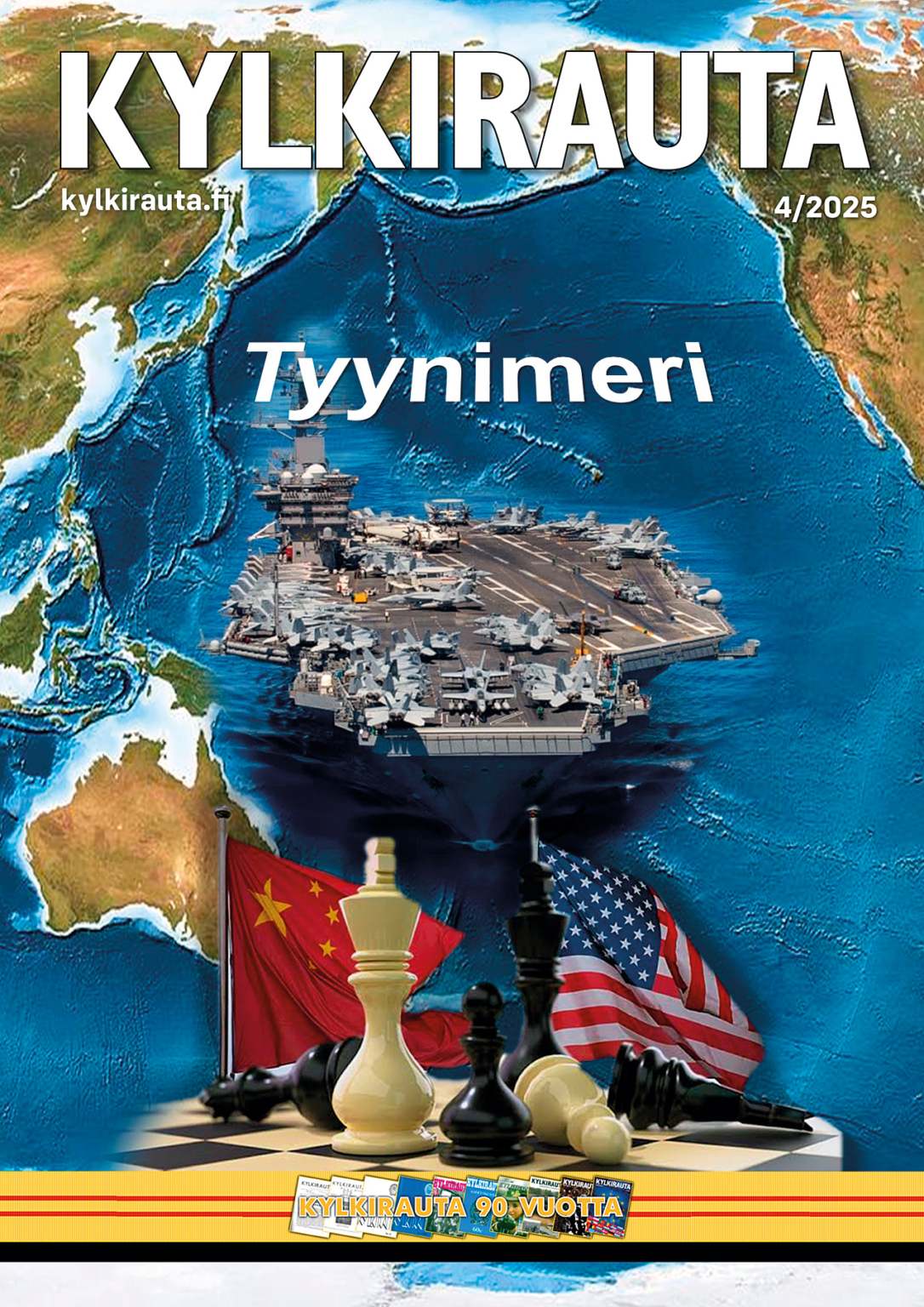 Tyynene Valtameri Kylkirauta 4/2025 on ilmestynyt teemalla